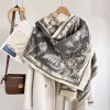 New cross-border wholesale scarves, e-commerce live streaming, high-speed jacquard series supply chain supply Specification image
